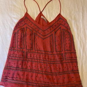NWT Dex camisole with beading. Size XS. Smoke-free, pet-free home.